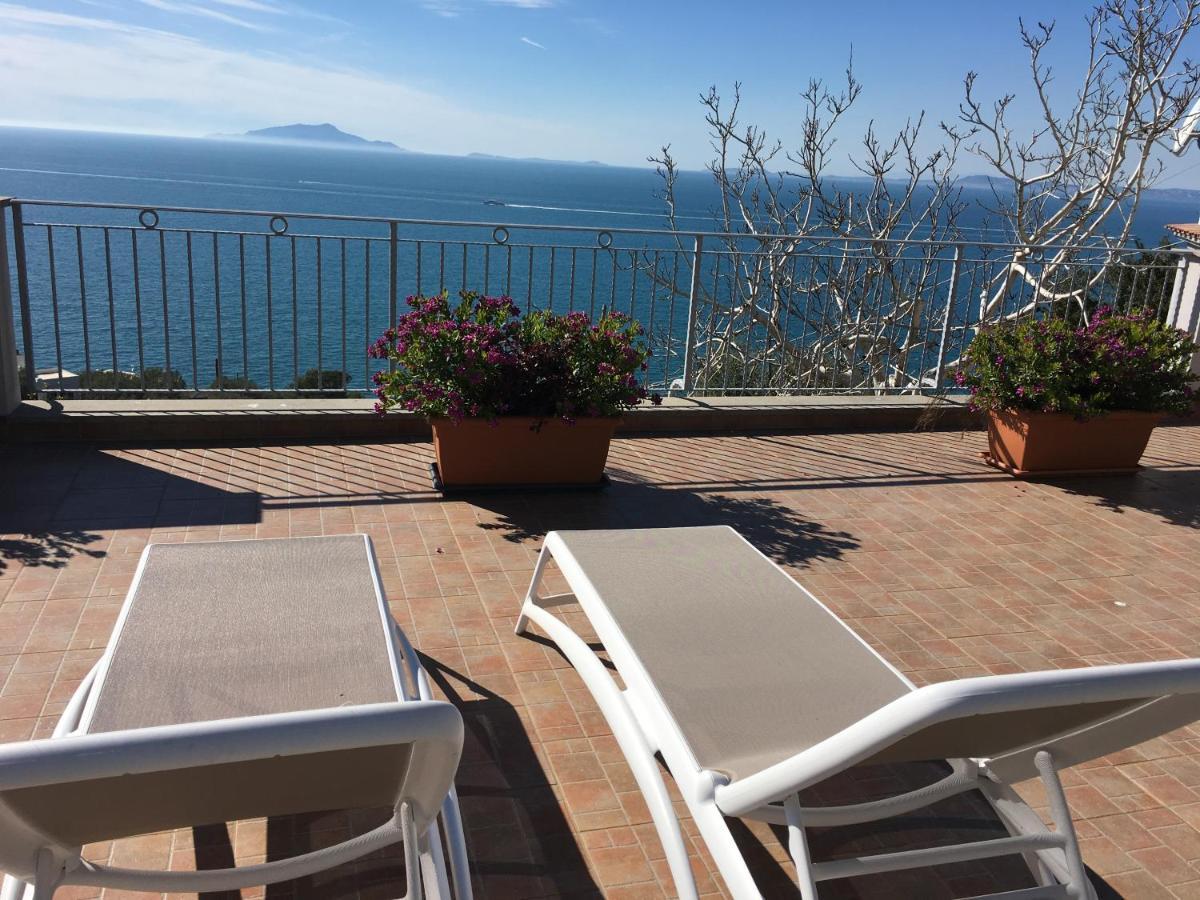 Villa D'Amare Capri View Massa Lubrense Eksteriør bilde
